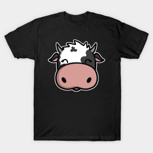 Cute Cow Face T-Shirt